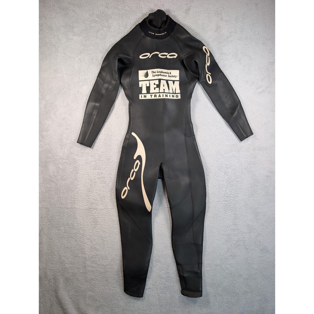 Orca Speedsuit 6.5 Triathlon Wetsuit Black Full Body Team In Training Size 6.5